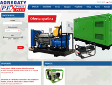 Tablet Screenshot of generatory.pl